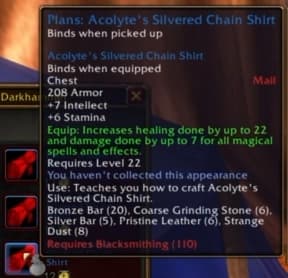 Acolyte's Silvered Chain Shirt: Core silvered chain pieces providing robust magical enhancement.