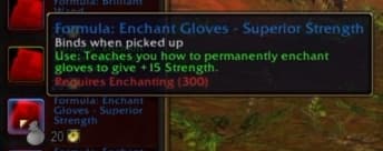 Enchant Gloves - Superior Strength: Hardens grip and boosts raw physical strength.