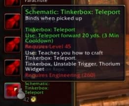 Imbues gear with a spatial displacement drive for short-range blinking.